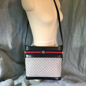 Gucci Vintage Crossbody Micro G Purse in Navy